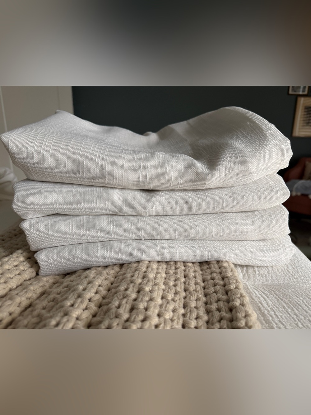 Curtain/Sheers, White. 50x108 Panels. 4 Available.